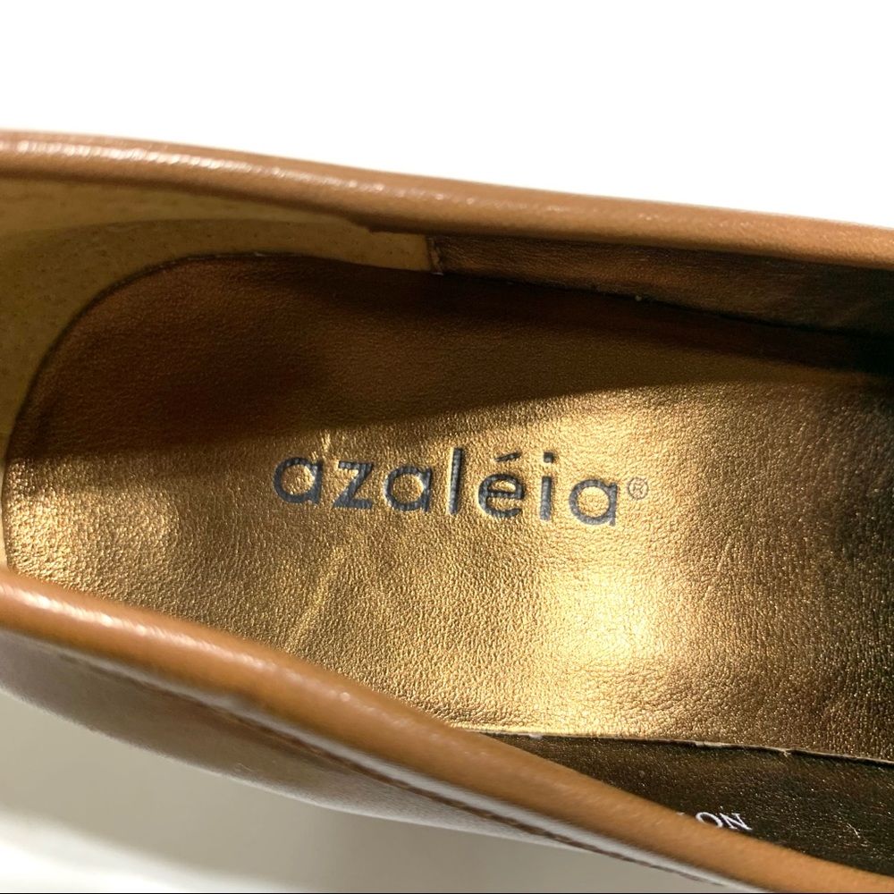 Azaleia camel brown leather shoes NWOT (size 6) - Picture 5 of 13